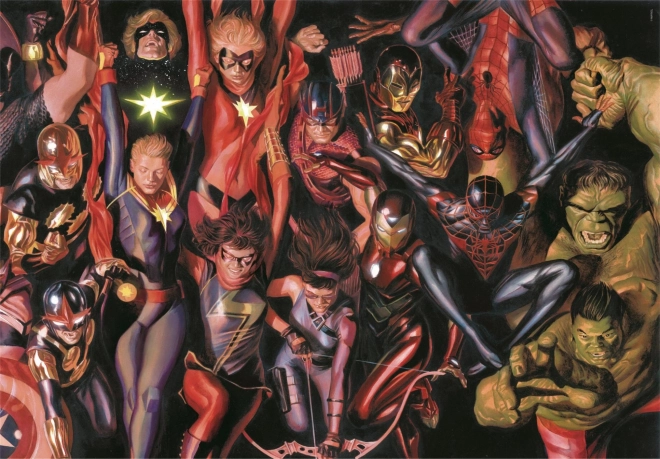Puzzle 1000 pièces Marvel - compact