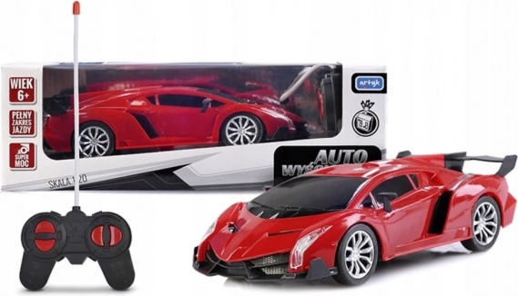 Voiture de course rouge R/C Toys For Boys