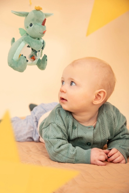 Lilliputiens – jouet textile avec miroir dragon Joe