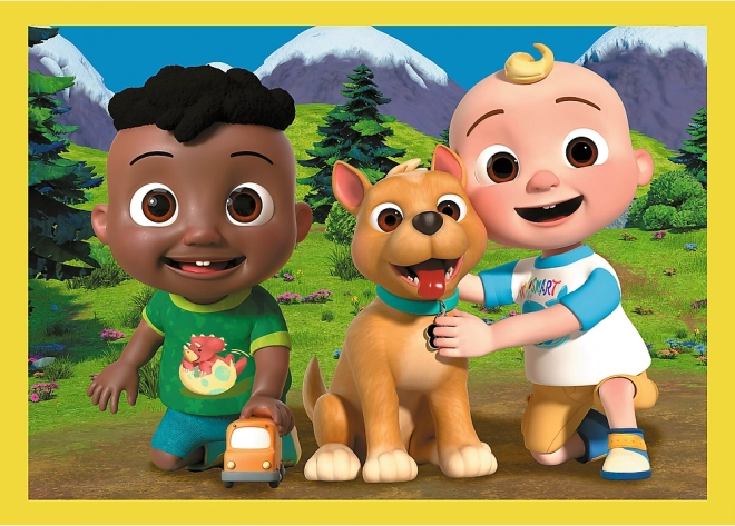 TREFL Puzzle Cocomelon : Rencontrez 4en1 (12,15,20,24 pièces)
