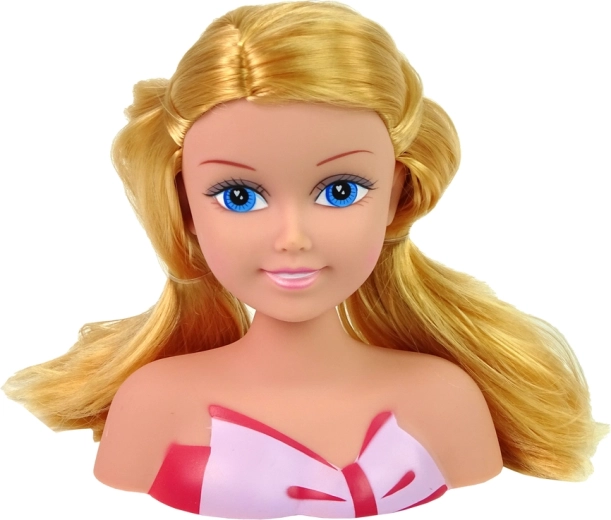 Cheveux blonds abondants