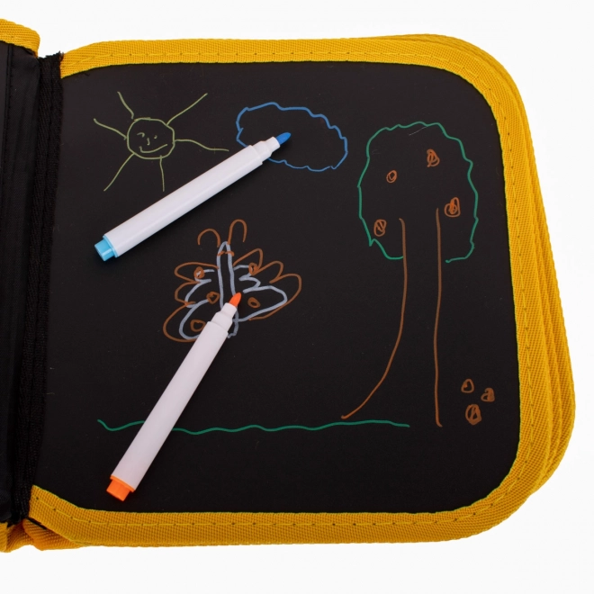 Tablette à craie portable - jaune