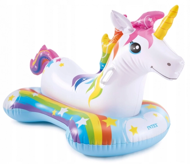 Licorne gonflable avec poignées