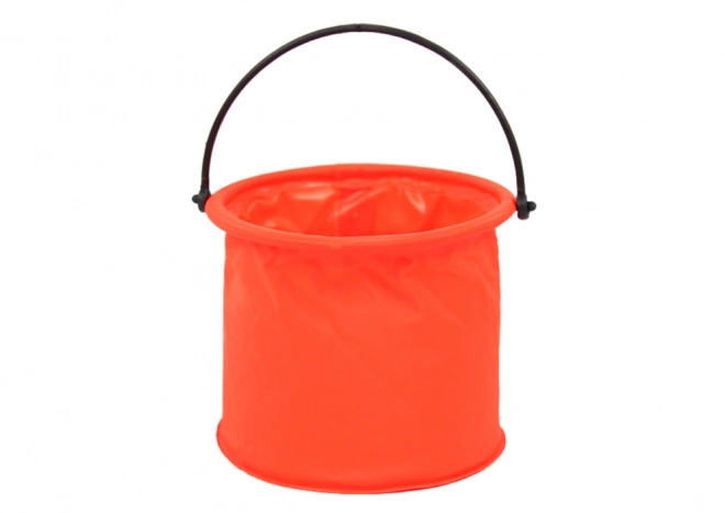 Seau multifonction pliant PVC orange