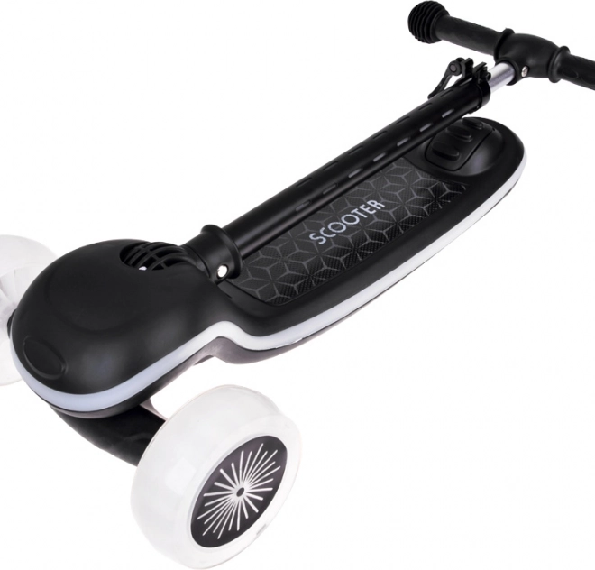 Trottinette d'équilibre pour enfants avec lumières et musique – Rose