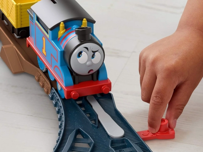 Tom et ses amis locomotive avec grue Charles et cargaison