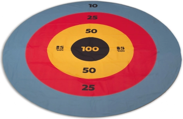 Lancer de disques sur cible colorée – grand jeu familial