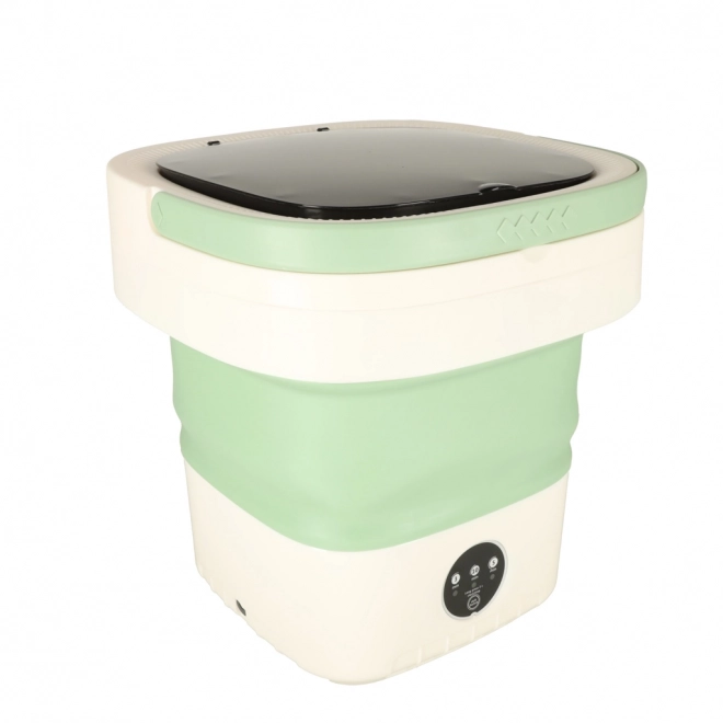 Machine à laver automatique de voyage pliable 12L vert