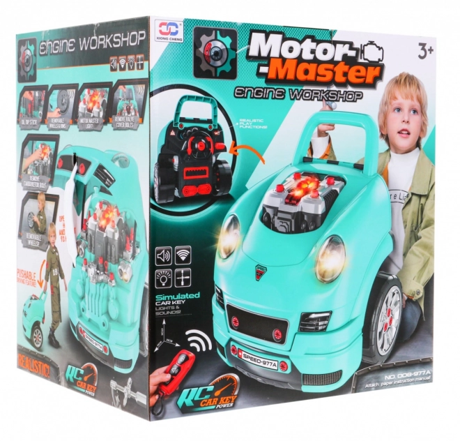 DIY Motor Master - ensemble pour petit mécanicien bleu