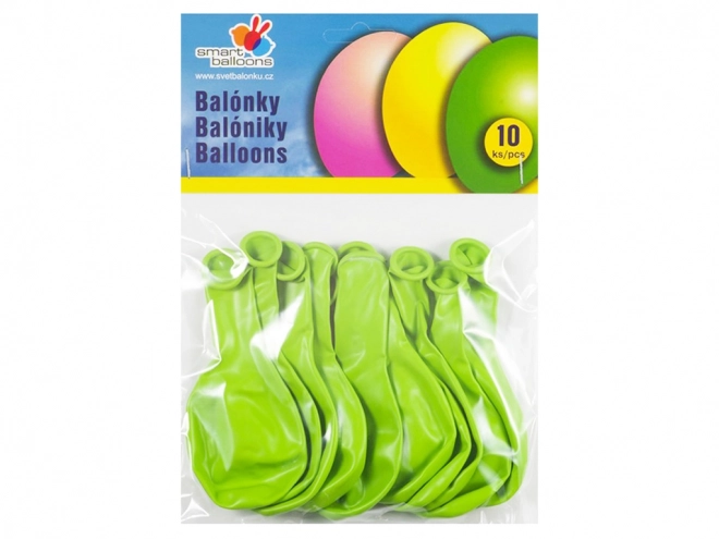 Ballons gonflables vert clair