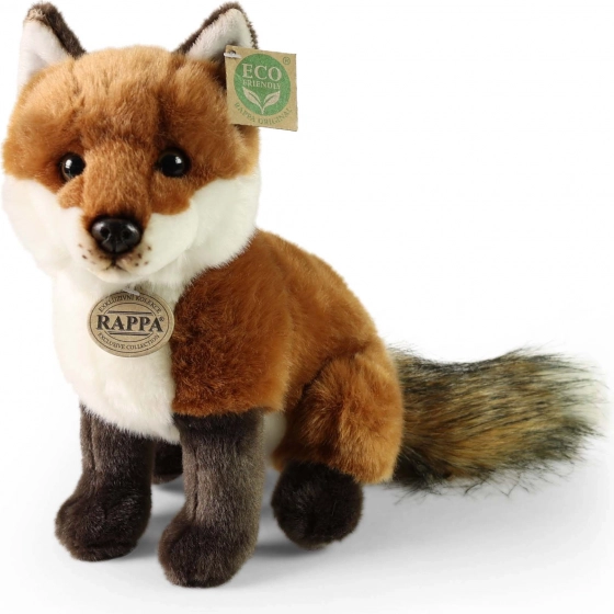 Renard en peluche 27 cm éco-responsable