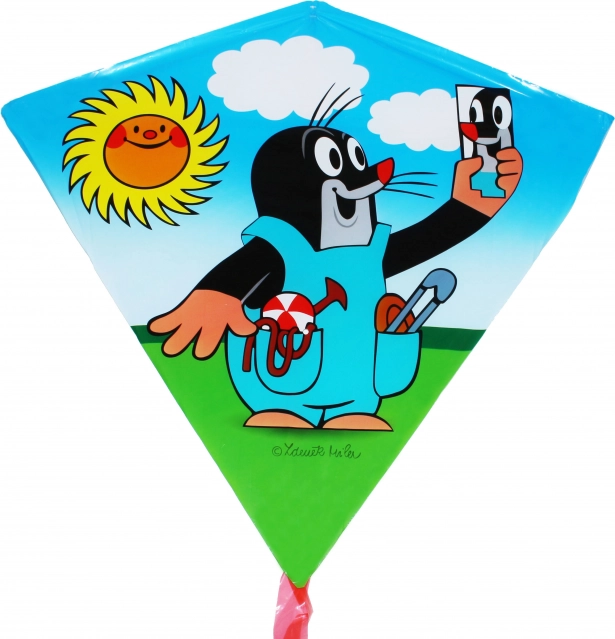 Cerf-volant Krtek en plastique 68x73cm