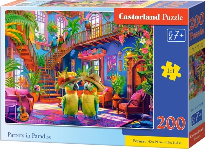 Puzzle 200 perroquets au paradis