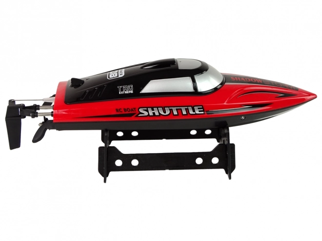 Bateau à Moteur R/C 2.4G Rouge 20-25 km/h