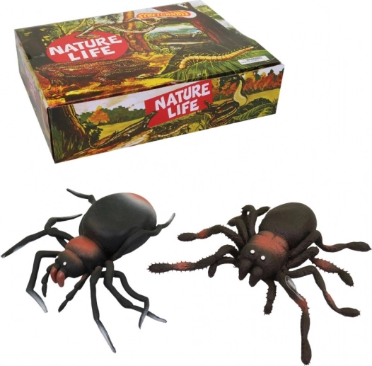 Araignées en gomme amusantes en boîte présentoir