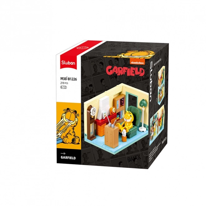 Construction Sluban Garfield dans le salon