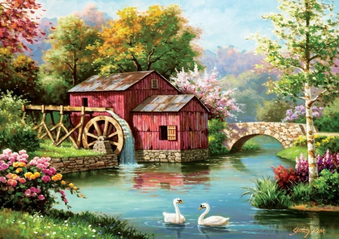 Puzzle Vieux Moulin Rouge 1000 pièces