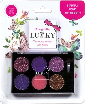 Ombres à paupières crème avec paillettes Lukky