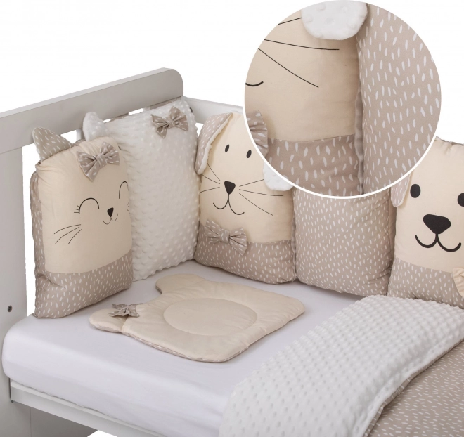 Ensemble de lit Sleep Guardian 12 pièces beige