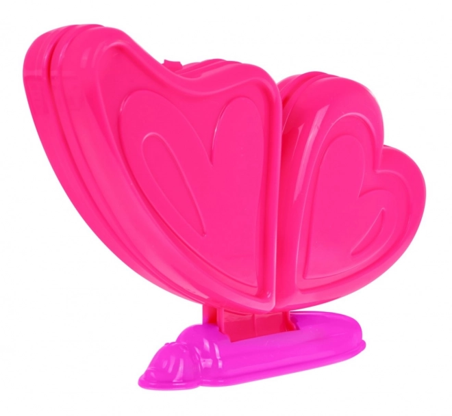 Coffret cosmétique Pink Butterfly pour enfants 5+ Maquillage + accessoires pour cheveux et ongles