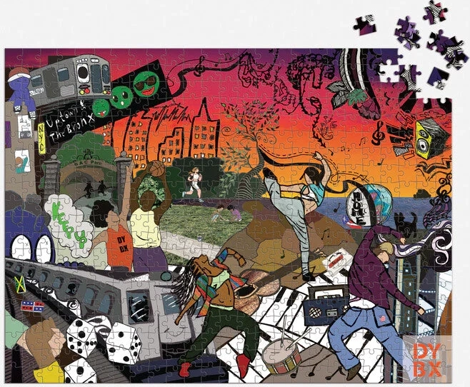 Puzzle double face Romare Bearden x DreamYard 500 pièces