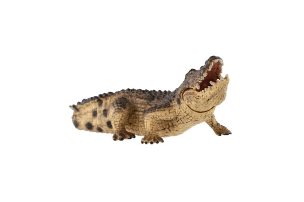 Crocodile du Nil en plastique zooté 18cm en sac