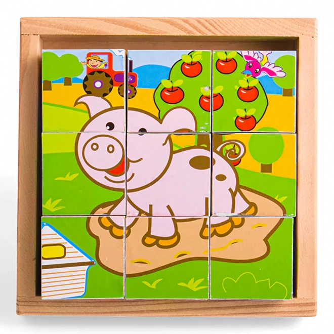 Blocs d'images puzzle Animaux