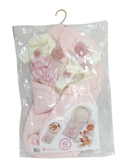 Llorens M738-62 tenue pour poupée bébé NOUVEAU NÉ taille 40-42 cm