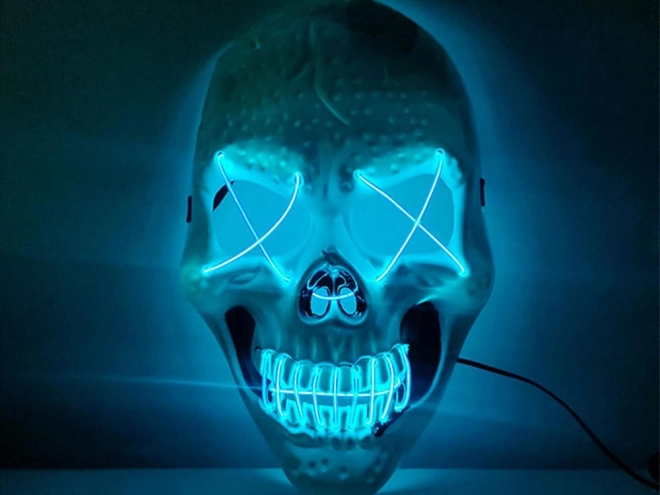 Masque lumineux Halloween