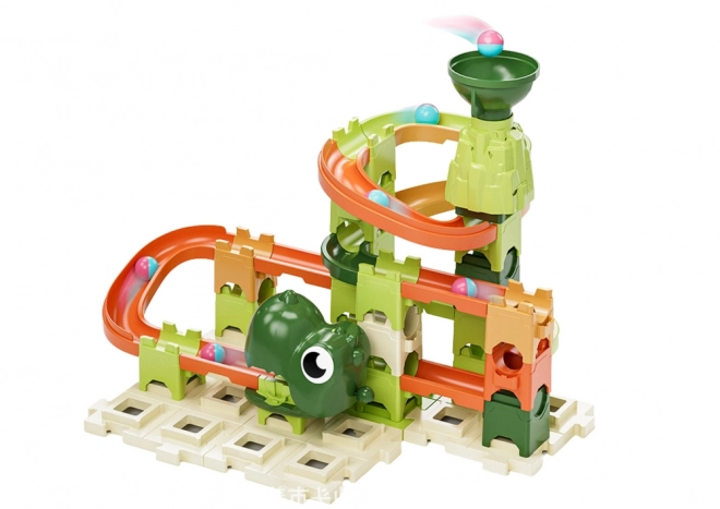 Blocs de construction Circuit à billes Dinosaur 9 niveaux 60 pièces
