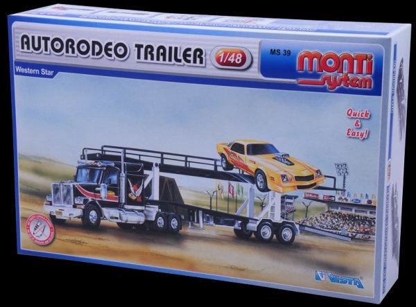 Kit de Construction Monti System Autorodeo Trailer Western Star