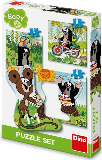 Krtek sur la prairie 3-5 puzzle bébé