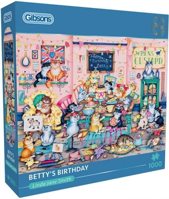 Puzzle GIBSONS L'anniversaire de Betty 1000 pièces