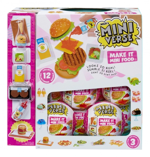 MGA's Miniverse  Mini Food Snack, série 3A, PDQ
