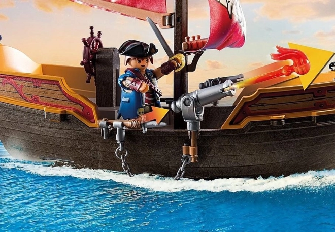 Pirates PLAYMOBIL navire pirate avec figurines