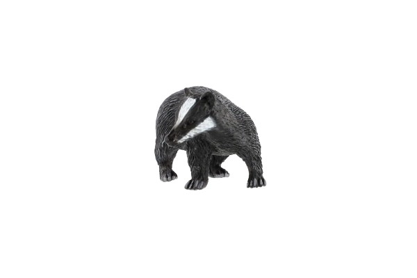 Blaireau forestier zooted en plastique 8cm dans le sac