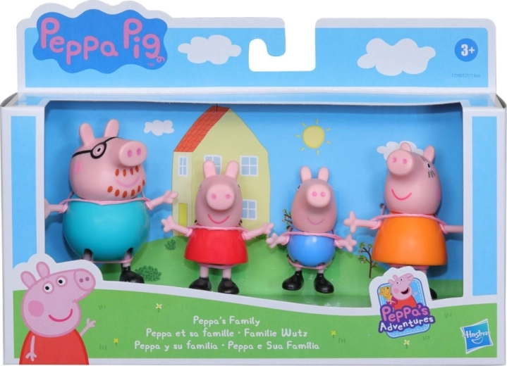 Figurines PEPPA PIG – coffret familial 4 pcs