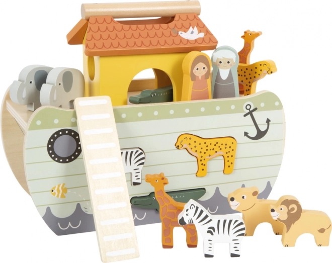 Arche de Noé Safari en bois pour enfants