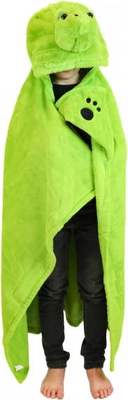 Cozy Noxxiez couverture enfant chaude à capuche Tortue
