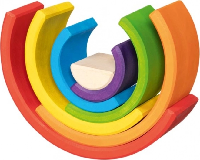 Puzzle en bois Arc-en-ciel Goki