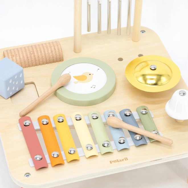 Table de musique en bois pour enfants 7 en 1