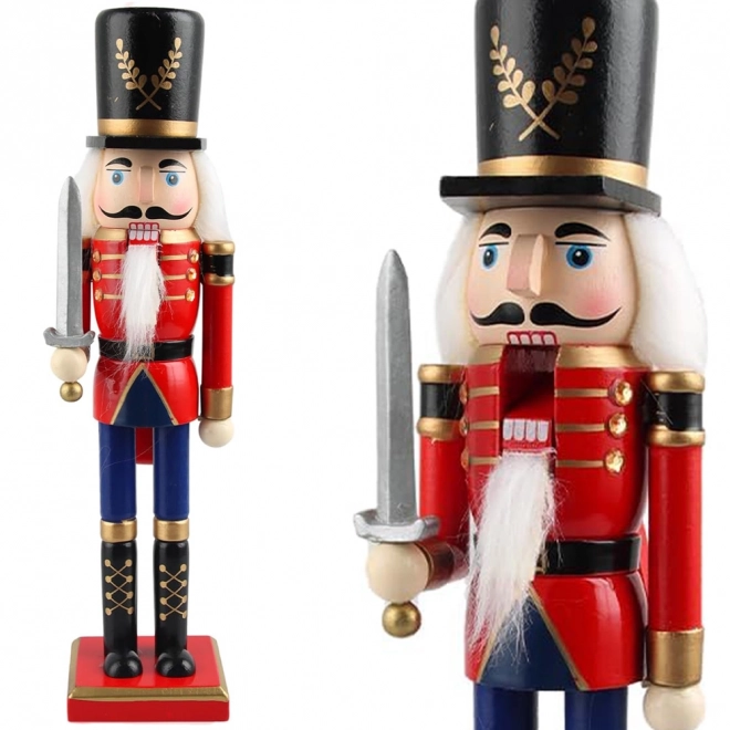Soldat casse-noisette en bois décoration de Noël