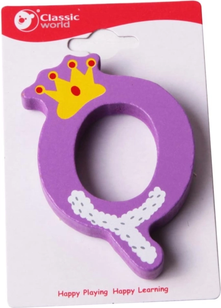 Classic World Lettre en bois Q