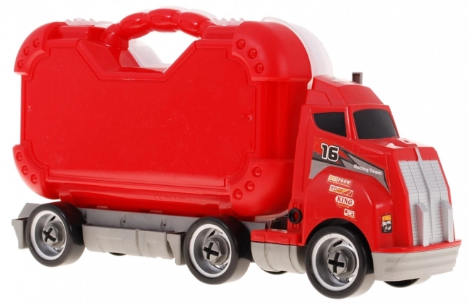Camion 2en1 avec valise à outils pour enfants 3+