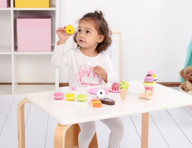 Ensemble de glaces en bois - 25 glaces
