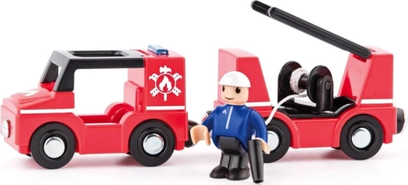Camion de pompiers avec échelle