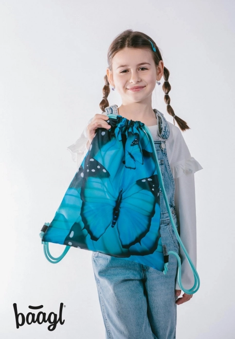 BAAGL SET 3 Ergo Butterfly: cartable, trousse, sac