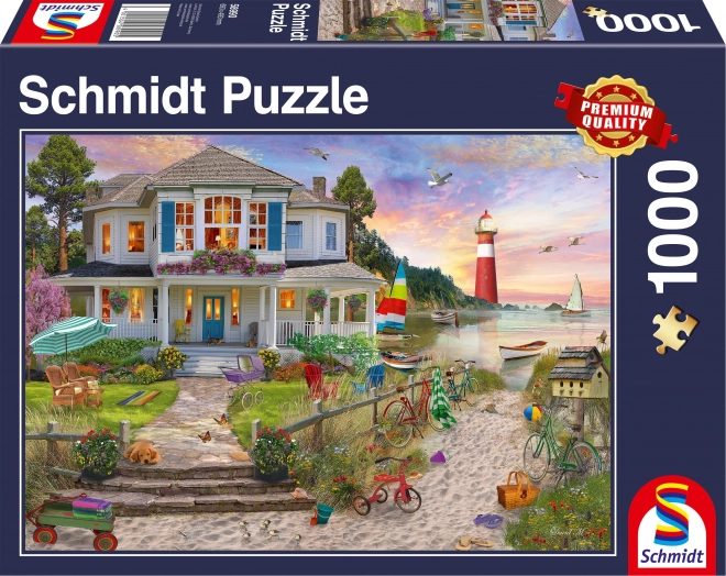 Puzzle Maison sur la plage 1000 pièces