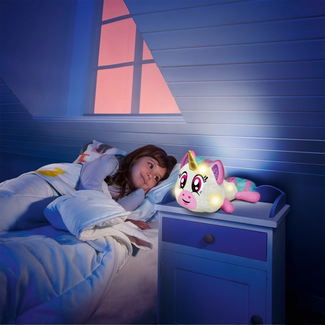 Jouet en peluche Lumiluvs sous forme de coussin éclairant