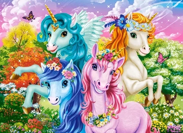 Puzzle Licornes